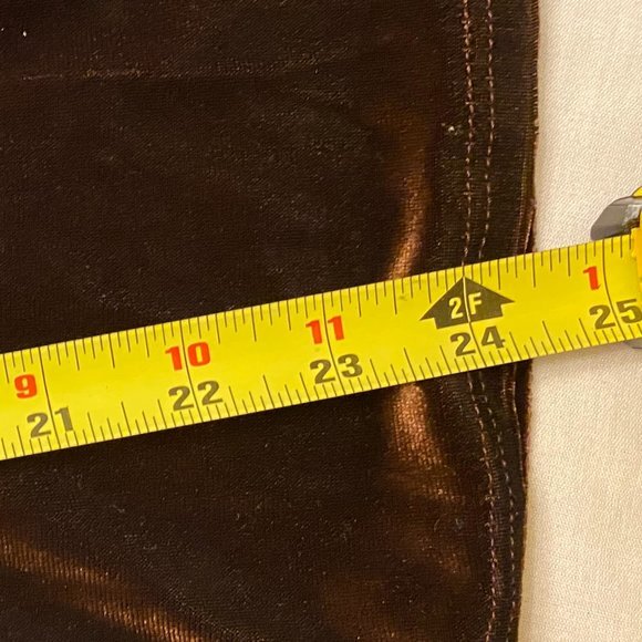 Vivendi Brown Velour Wide Leg Capri/Pants Size L NWT~Holidays~Special Occasions~ - Picture 8 of 9